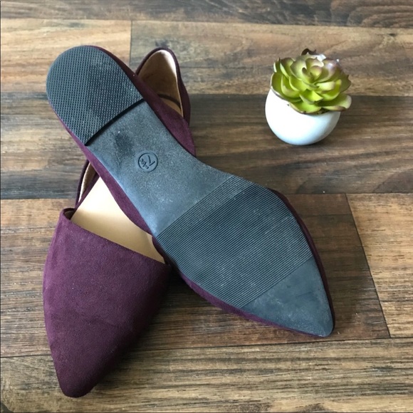 Purple suede flats - Picture 3 of 3